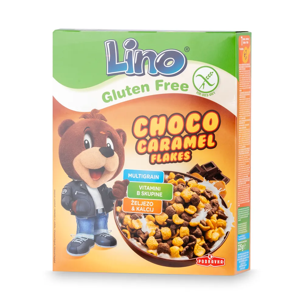 Lino Choco Caramel Flakes 225G