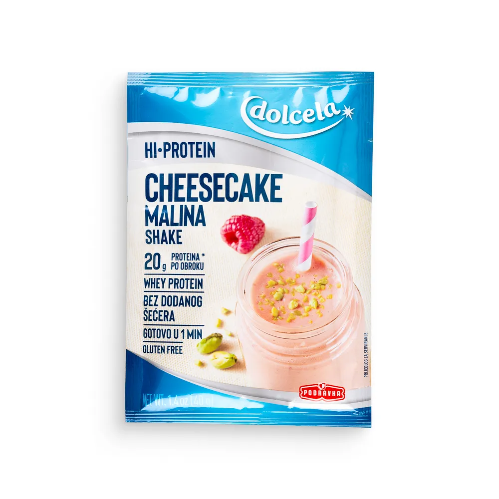 Dolcela Hi Protein Cheesecake Malina Shake 40G