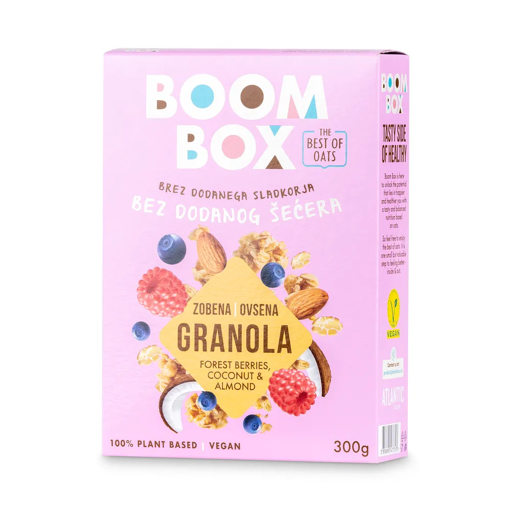 Boom Box Granola Crunchy Forest Berries