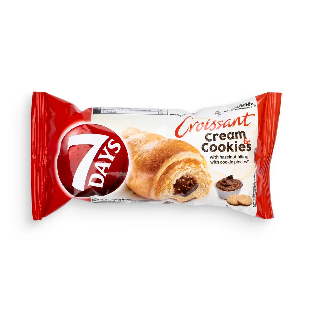 7Days Croissant Hazel. Cream & Cookies 60G