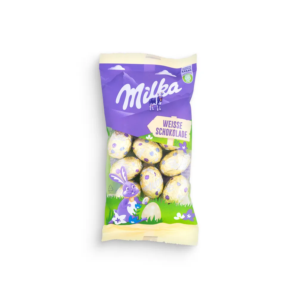 Milka Easter Mini Eggs White 100G