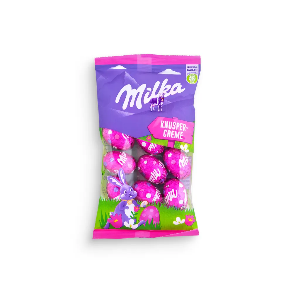 Milka Easter Mini Eggs Crispy Cream 100G