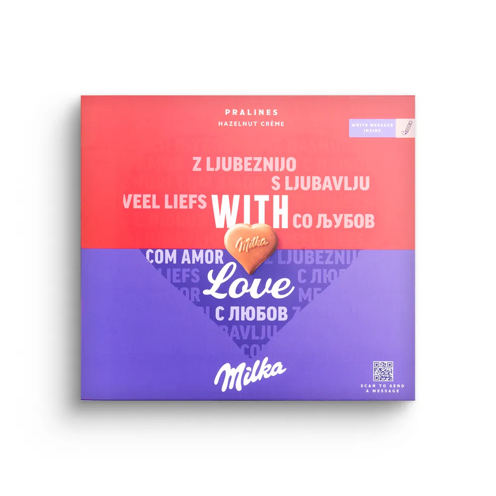 Milka Ilm Hazelnut Pralines 110G