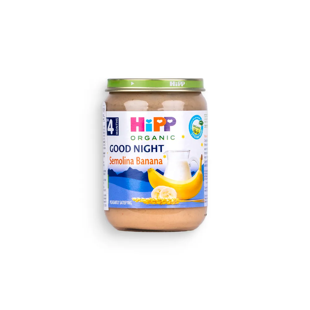 Hipp Bio Kašica Banana In Zdrob 190G