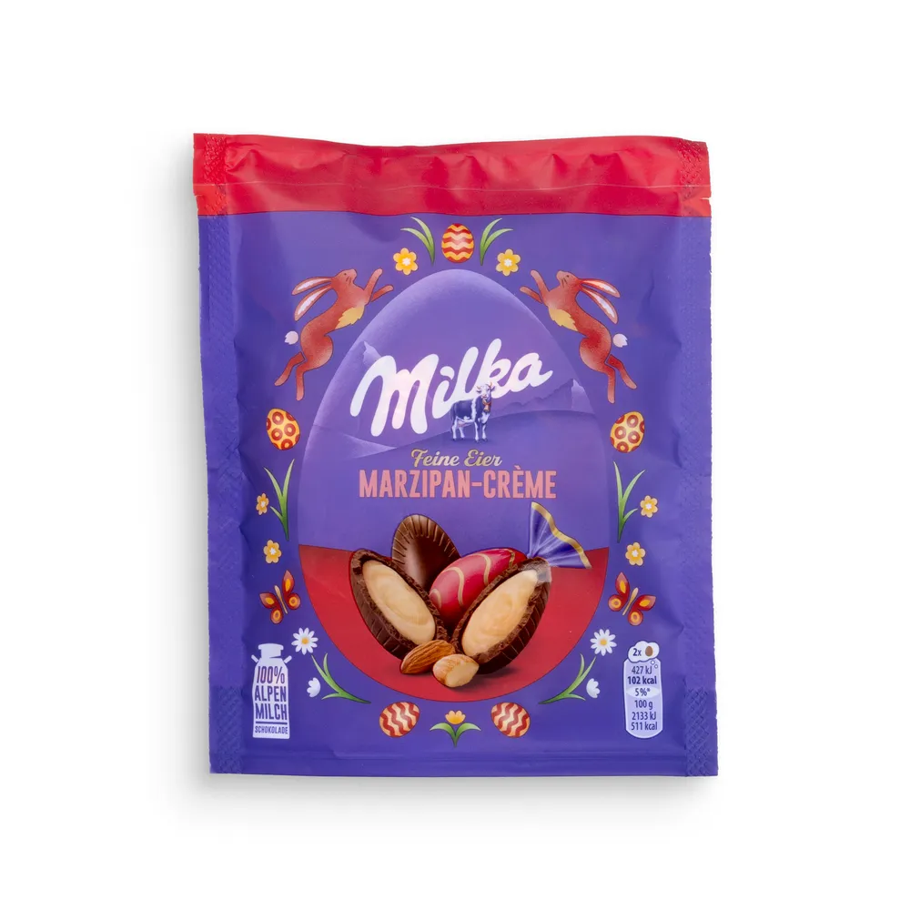Milka Fine Eggs Marzipan Cream 90G