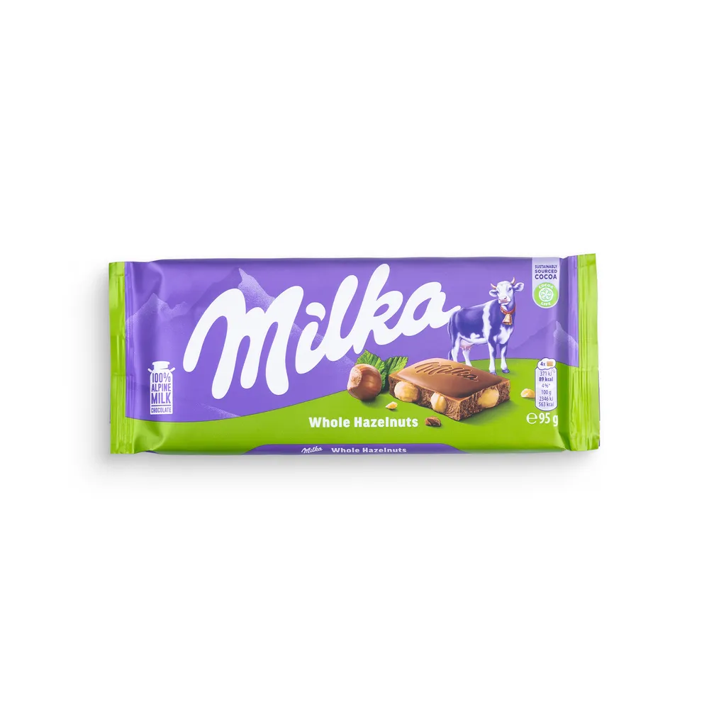 Milka Wholenuts 95G