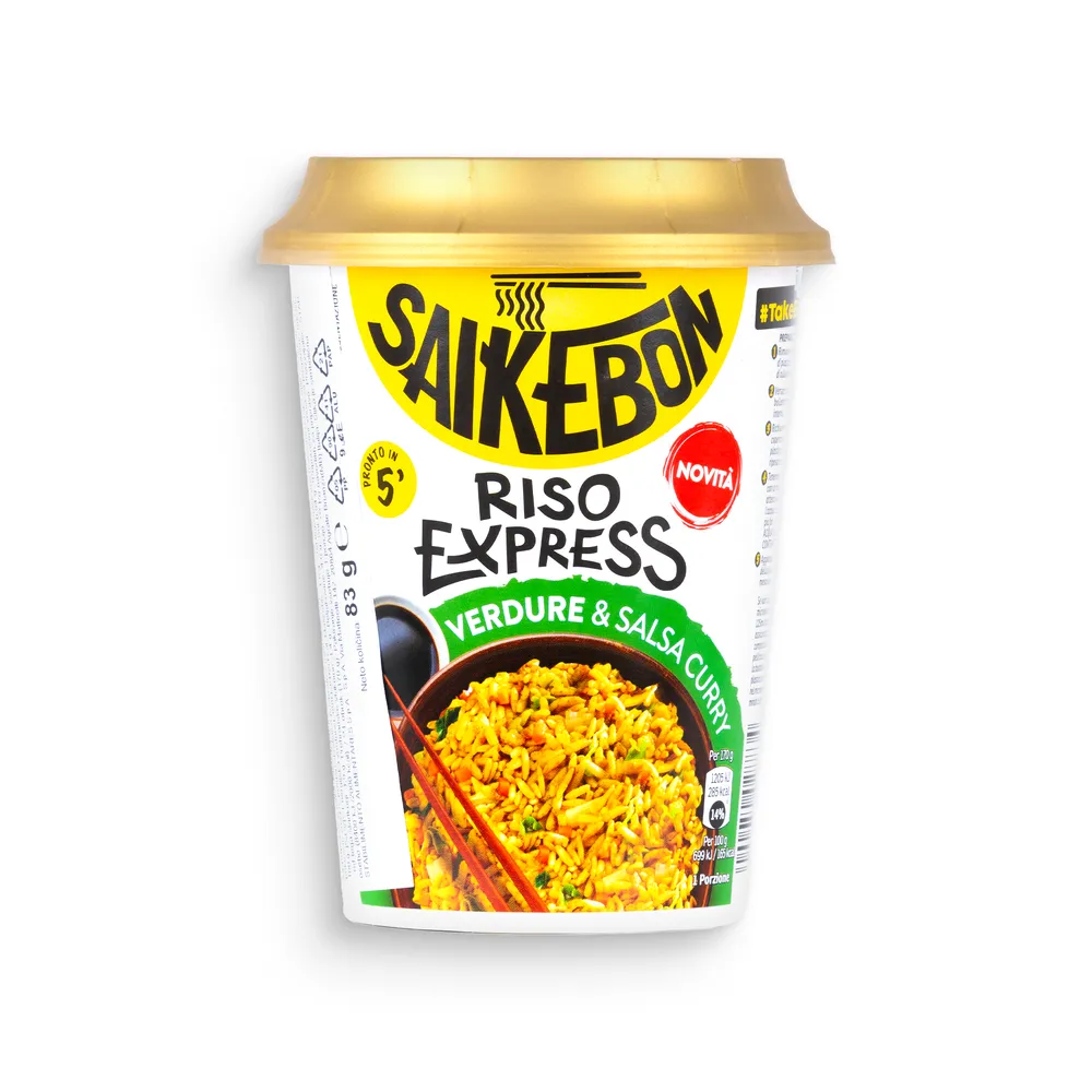 Saikebon Riso Express Zelenjava S Curry Omako 83G