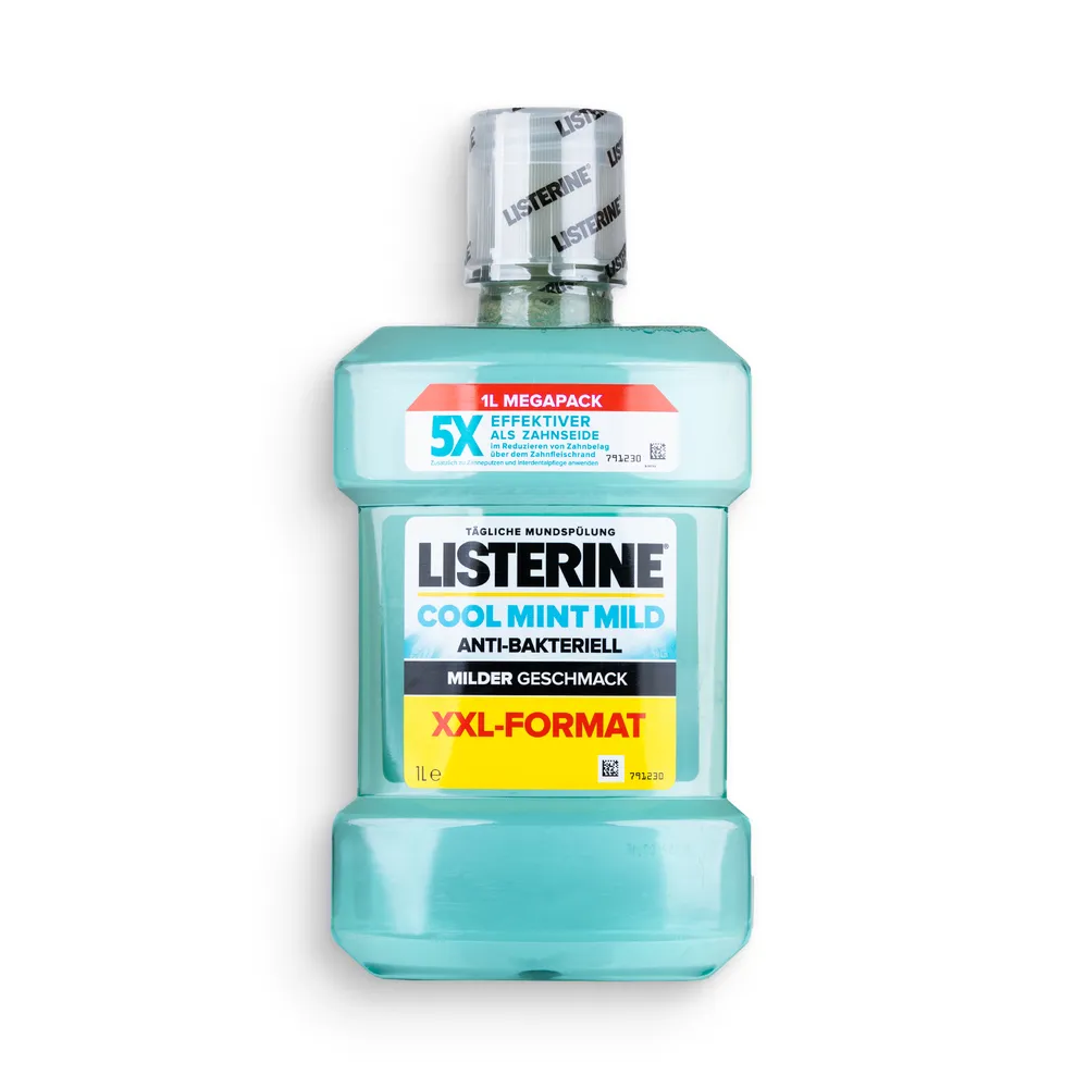 Listerine Mouth Wash 1Ltr Cool Mint Mild