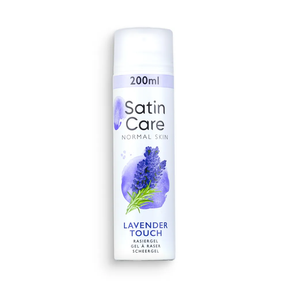Gillette Satin Care Shaving Gel 200Ml Lavender Touch