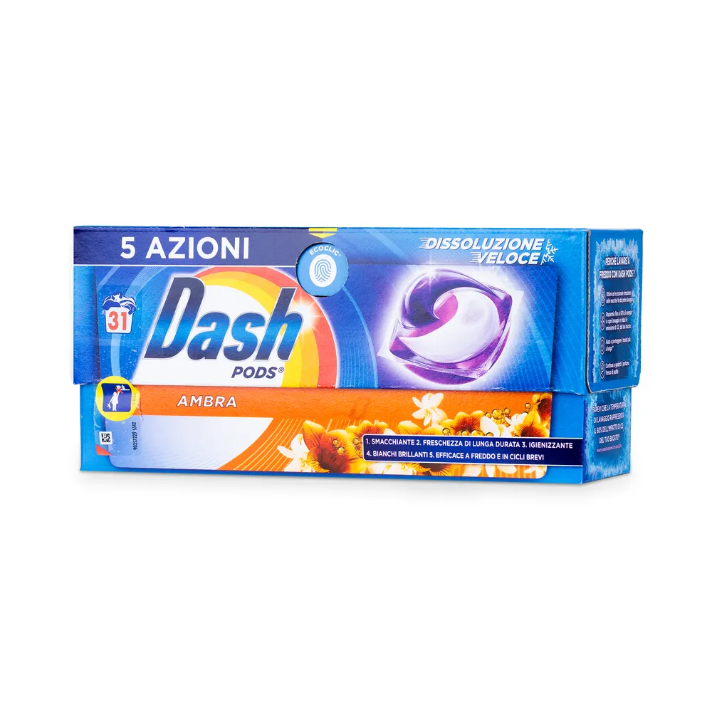 Dash Washing Caps 31Pcs Amber