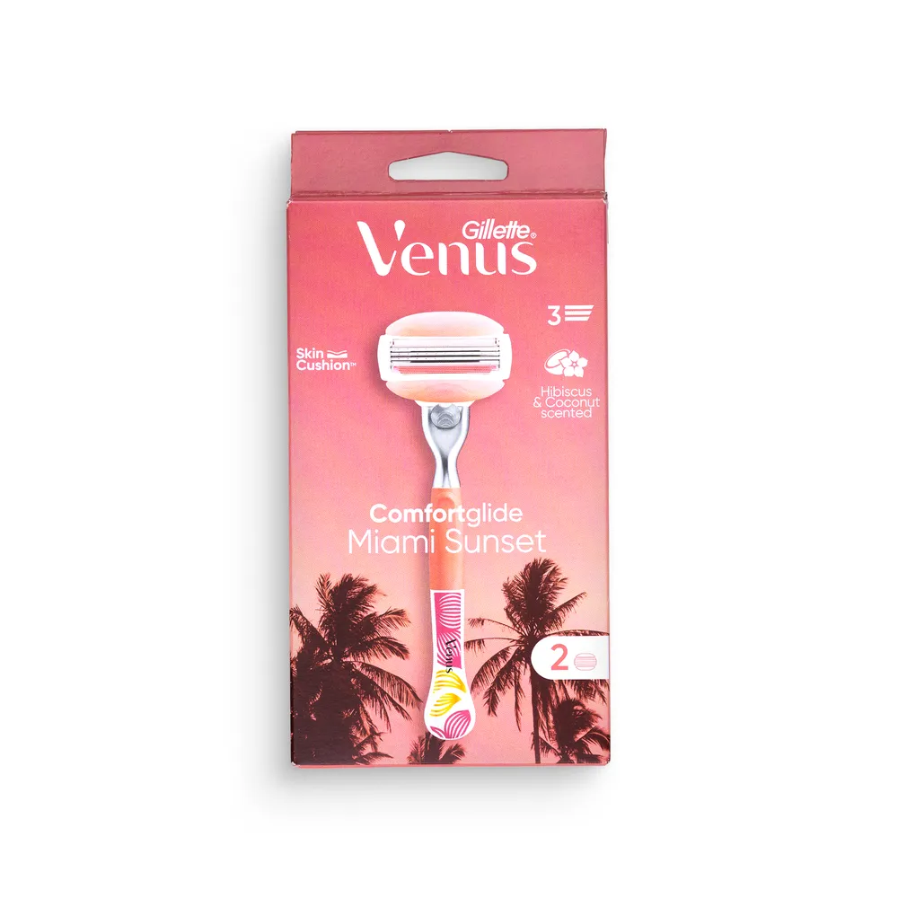 Gillette Venus Razors 2Up Comfortglide Miami Sunset