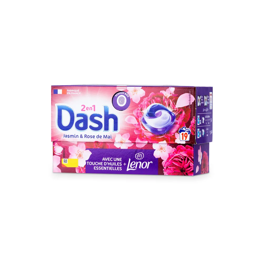 Dash Washing Caps 19Pcs 2In1 Jasmine&May Rose