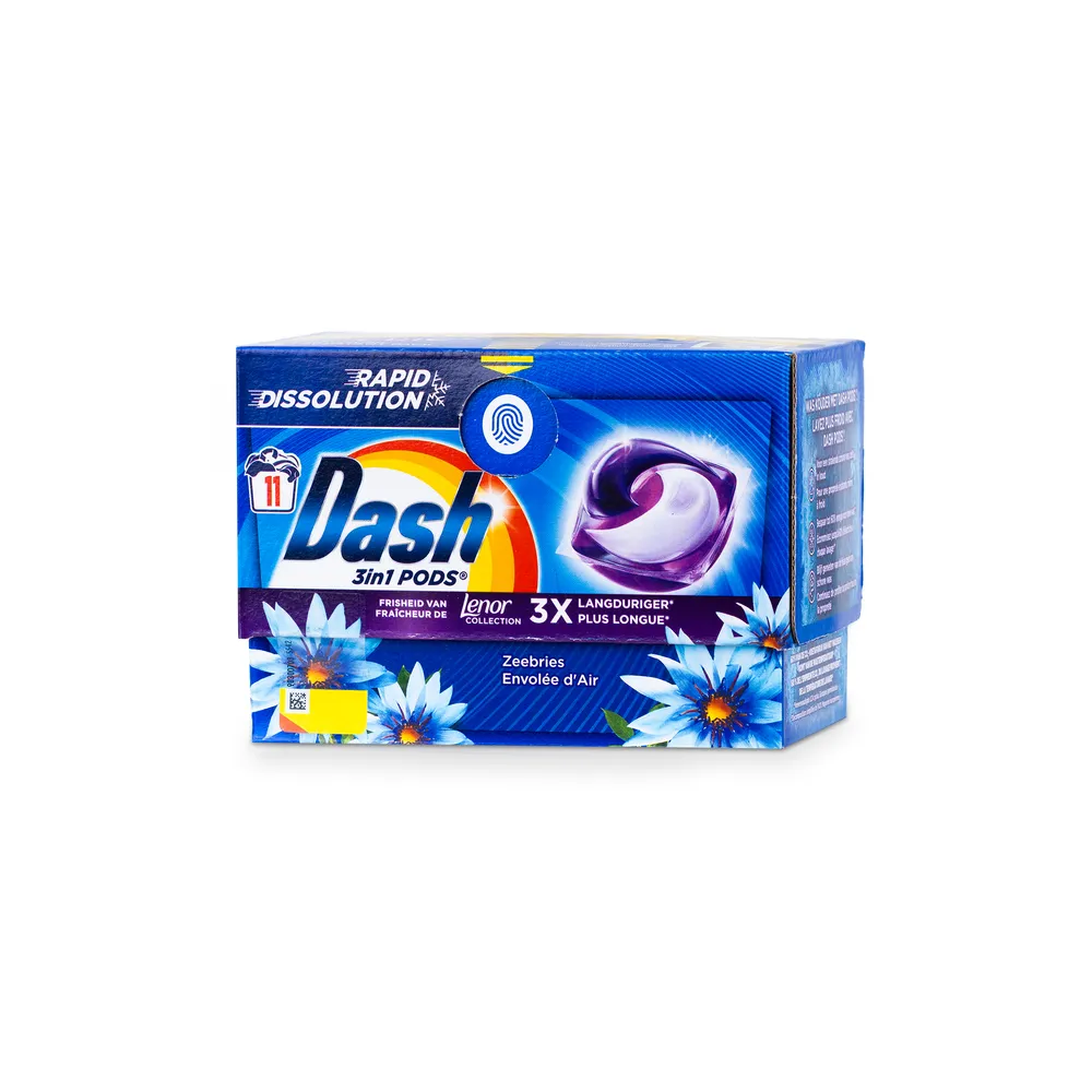 Dash Washing Caps 11Pcs 3In1 Sea Breeze