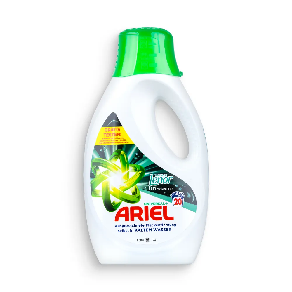 Ariel Washing Liquid 1Ltr Touch Of Lenor 20Sc