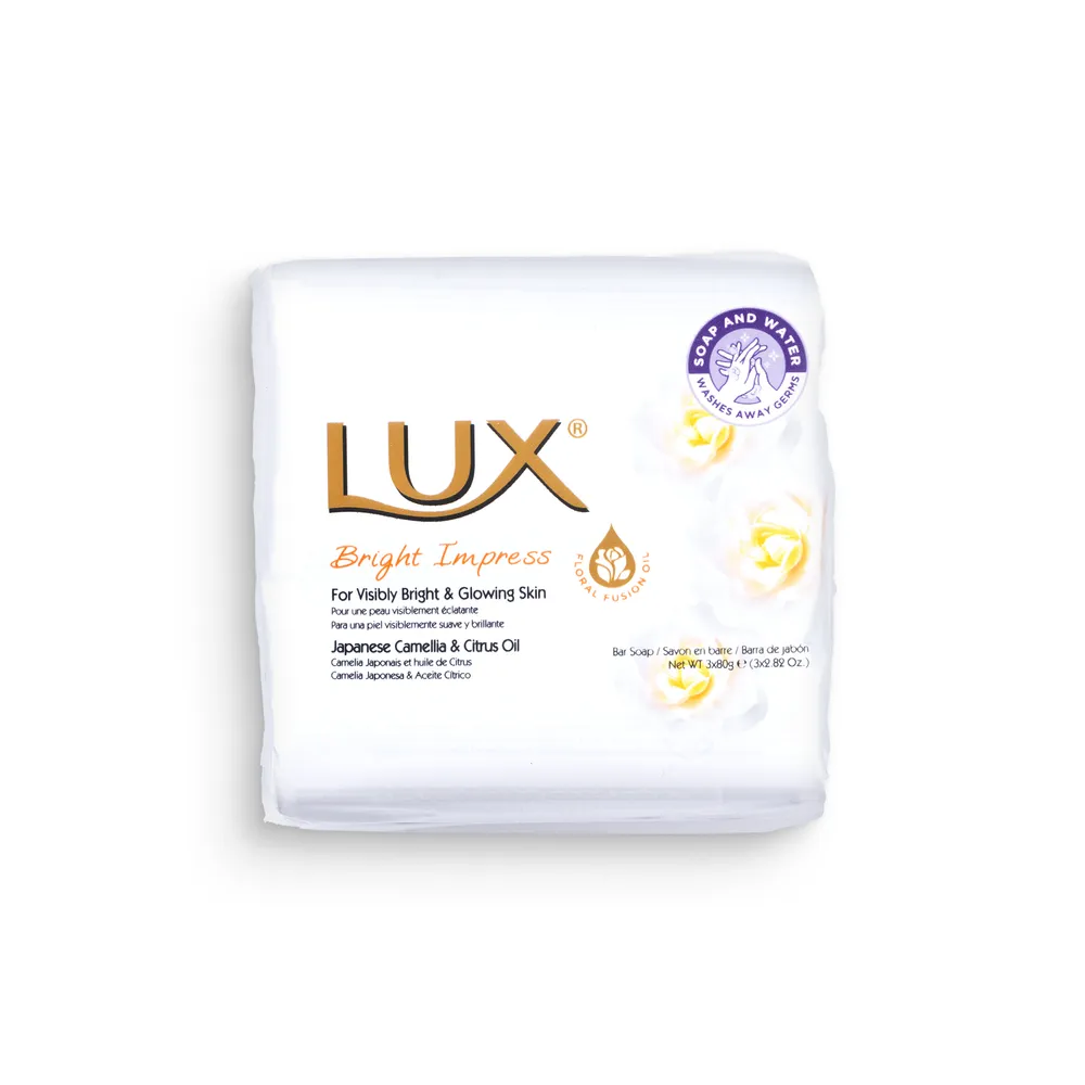 Lux Soap Bar 3X80Gr Bright Impress