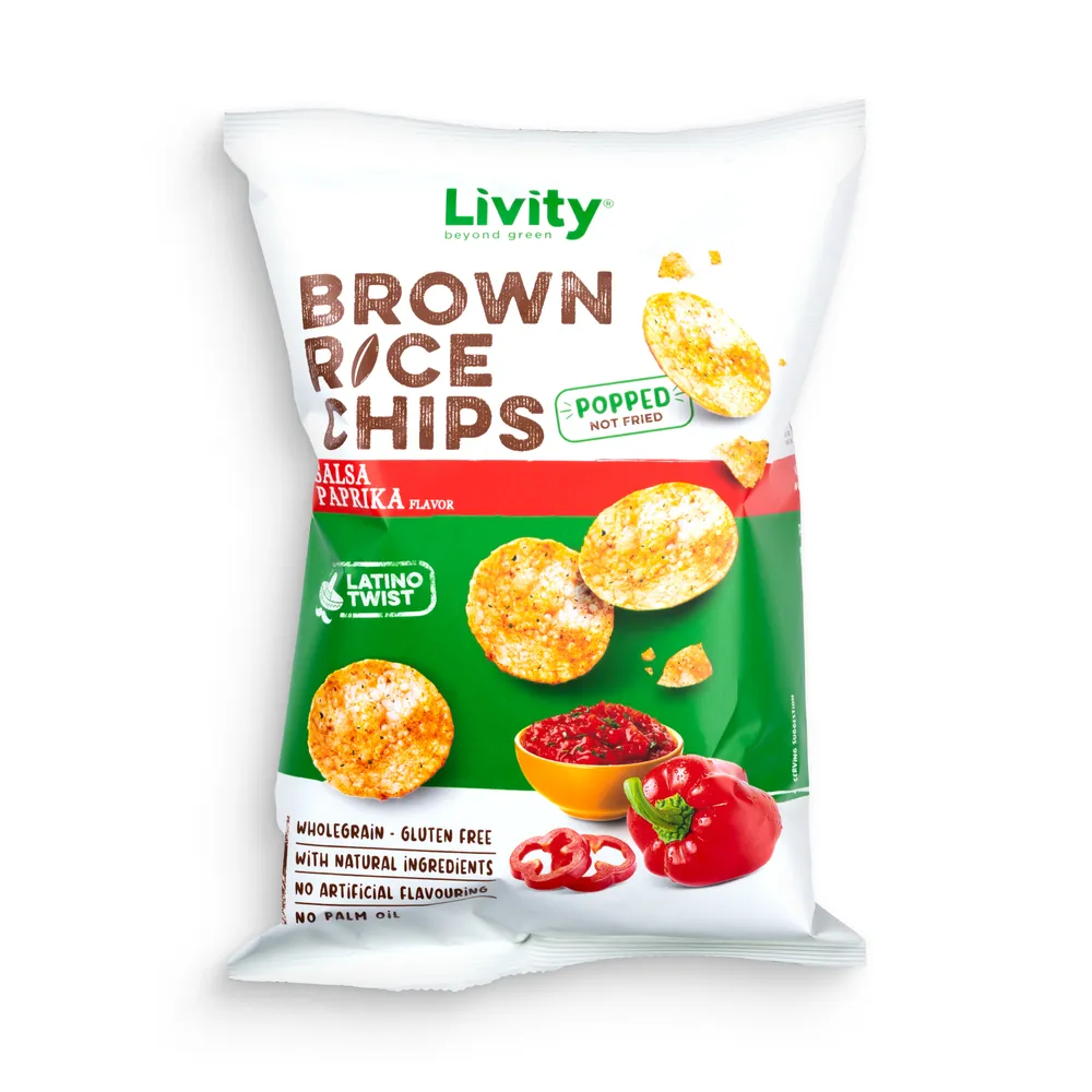 Livity Rižev Čips Salsa Paprika 60G