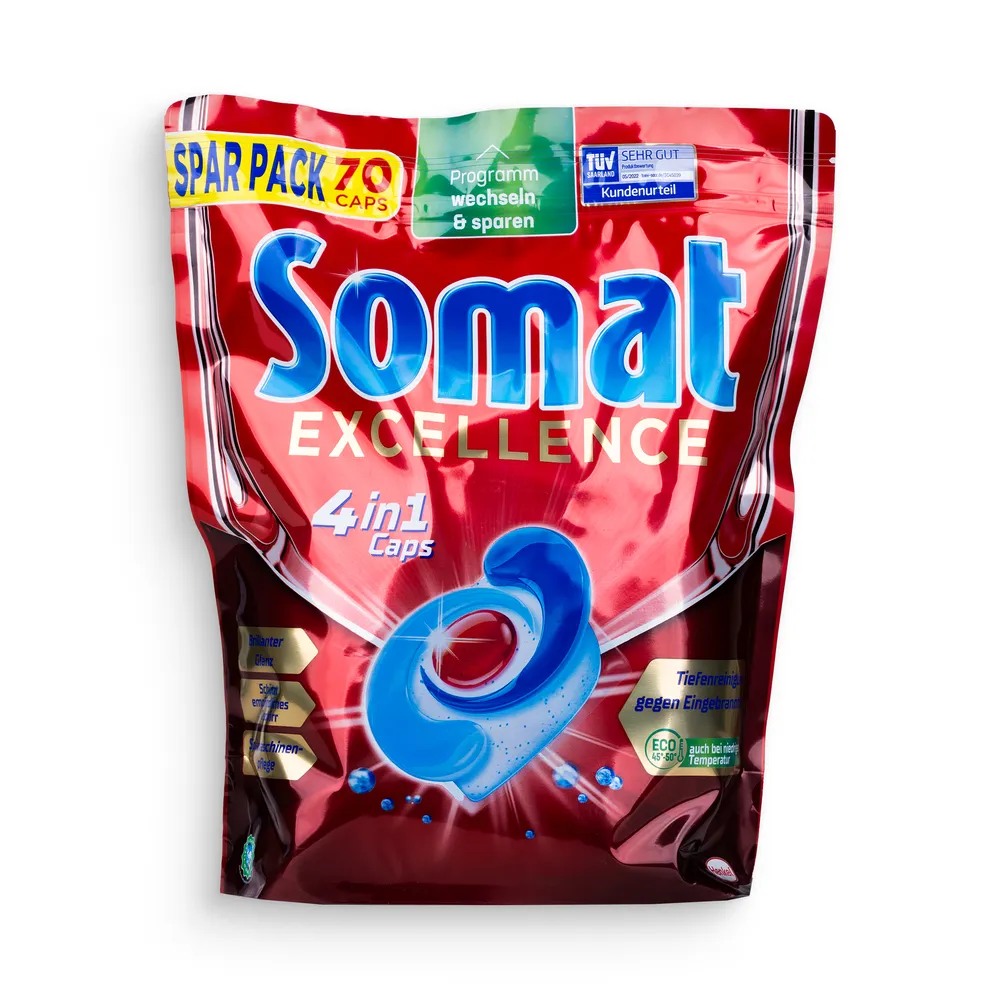 Somat Dishwasher Caps Excellence 4In1 70 Pcs