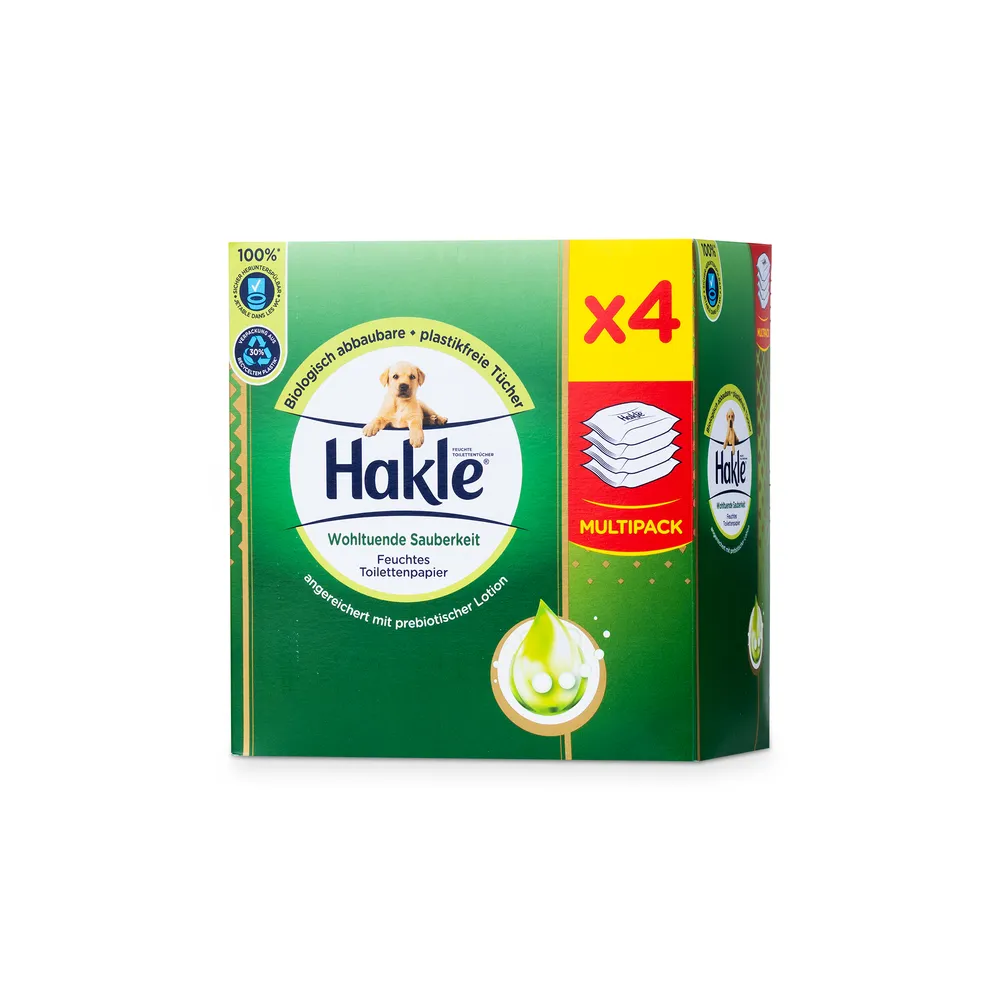 Hakle Wet Toilet Paper Multipack 4X38Pcs