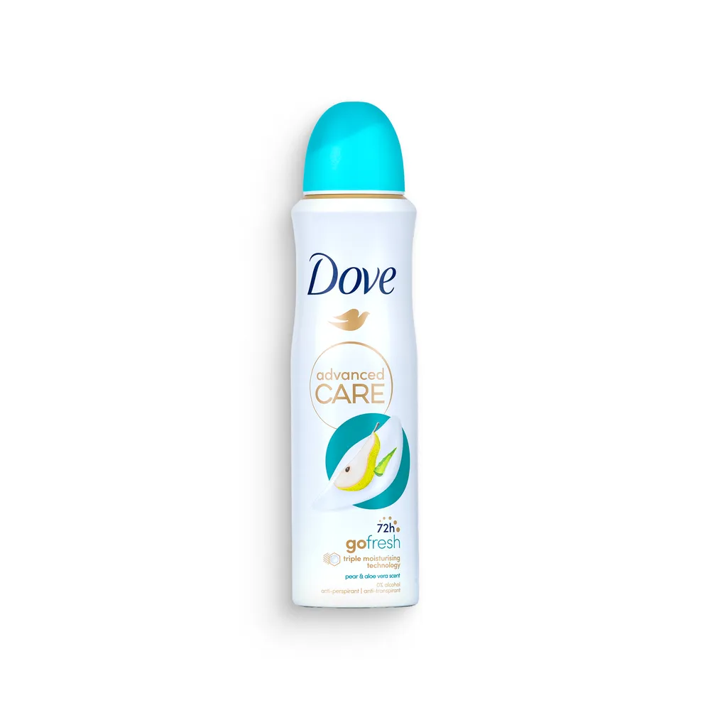 Dove Advanced Care Deo Spray 150Ml Pear&Aloe Vera Antitranspirant