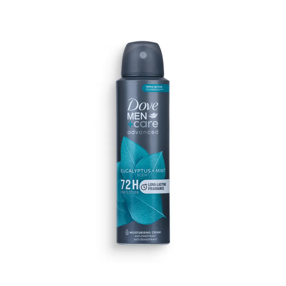 Dove Men+Care Advanced Deo Spray 150Ml Eucalyptus&Mint