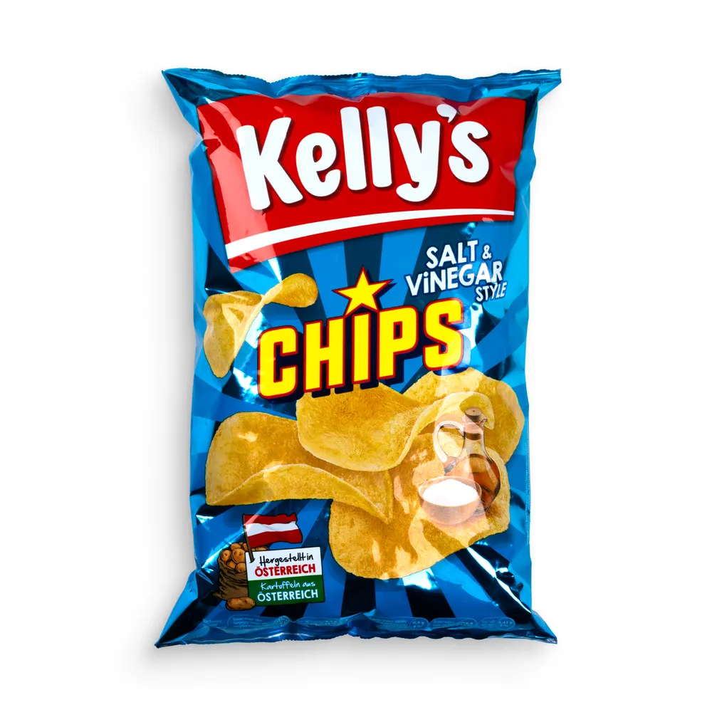 Kellys Chips Salt & Vinegar 150G