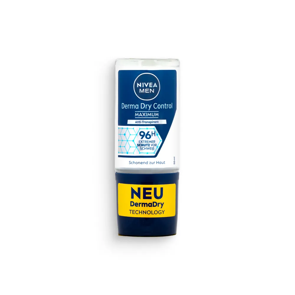 Nivea Deo Roll-On 50Ml For Men Derma Dry Control Maximum