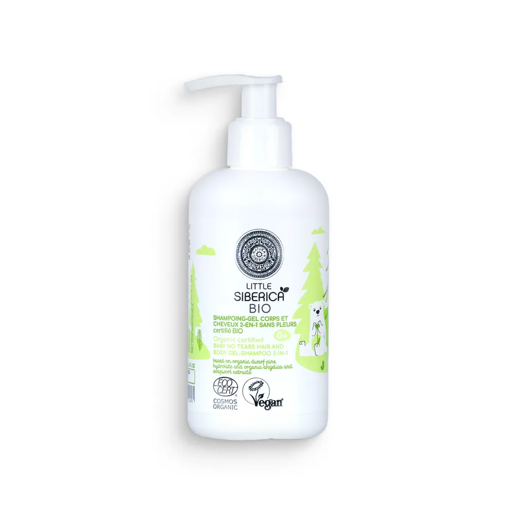 Natura Siberica Otroški Gel Za Prhanje In Šampon Little Siberica Bio 250Ml