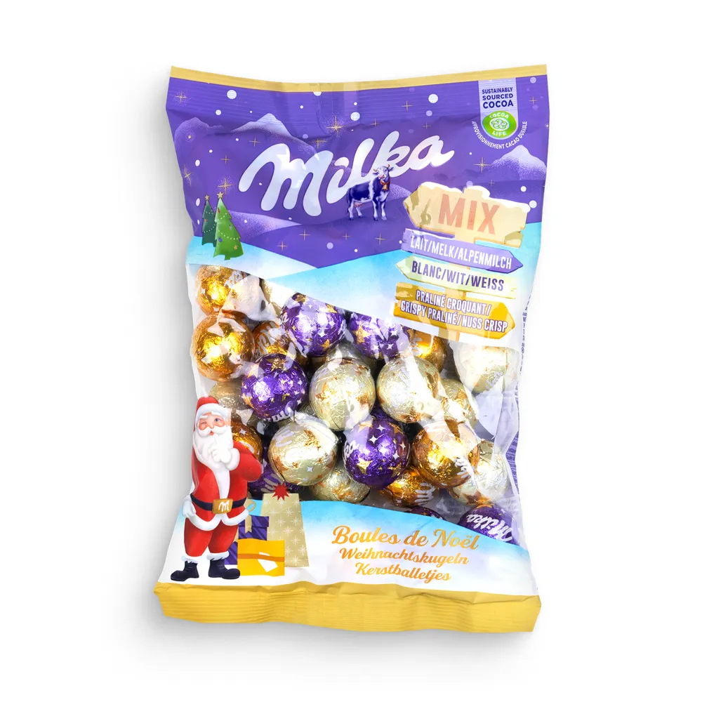 Milka Christmas Balls Mix 350 G