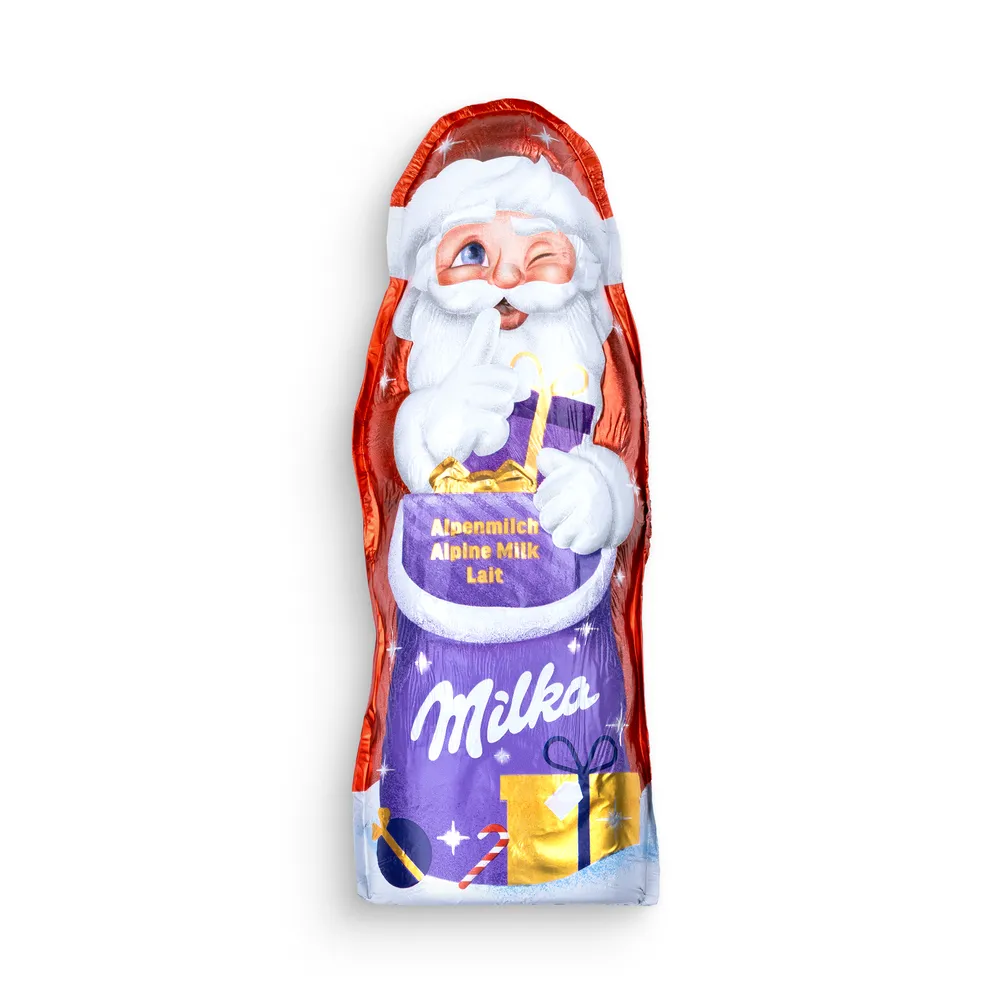 Milka Alpine Milk Santa 90G