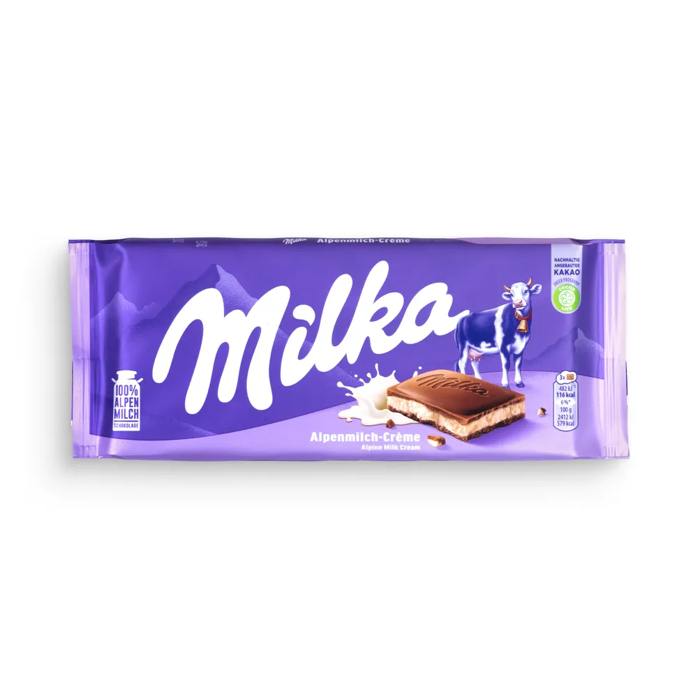 Milka Alpine Milk Creme 100G