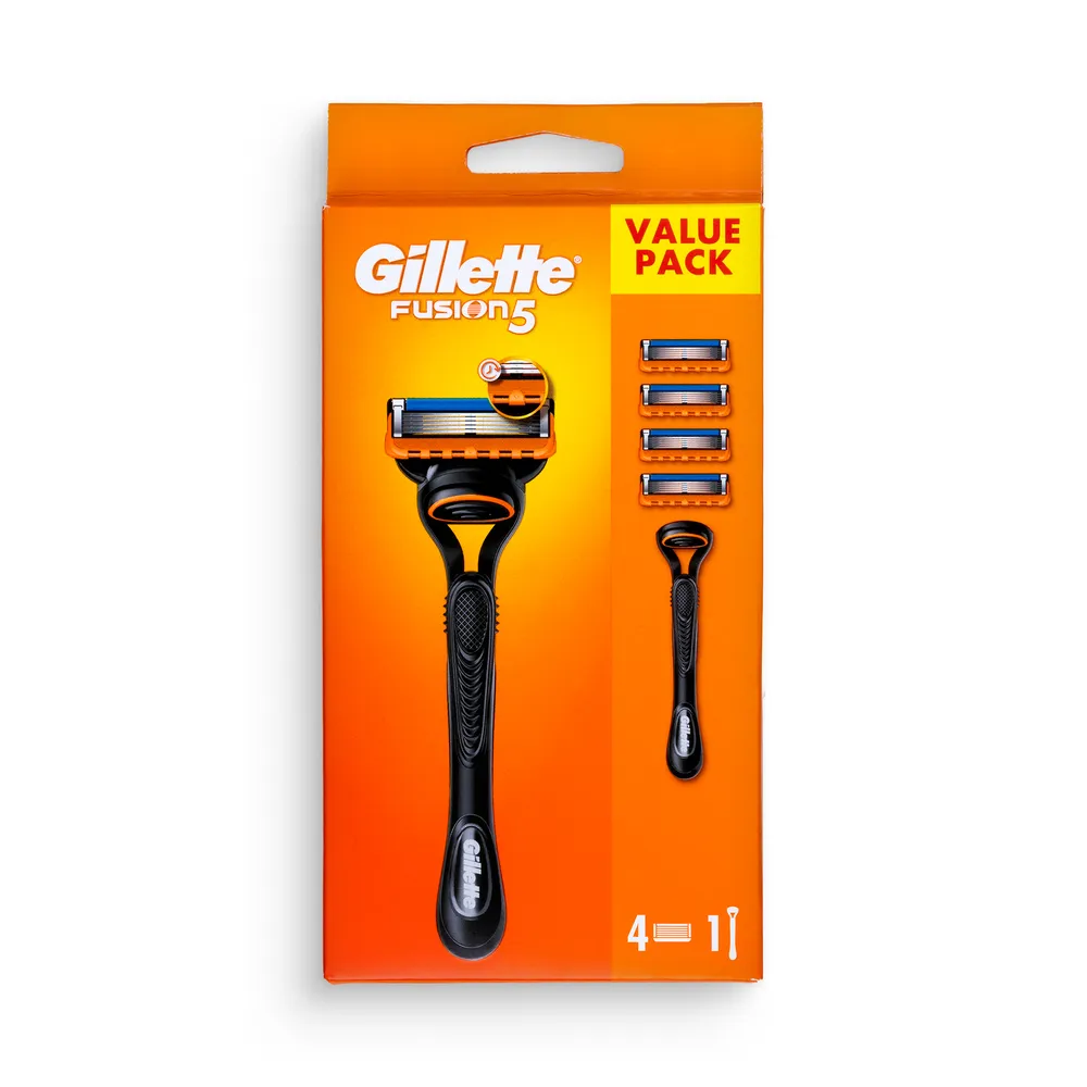 Gillette Fusion 5 Razors 4Up