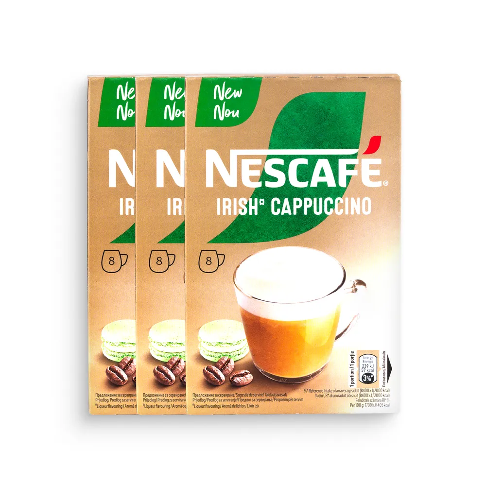 Nescafe Irish Cappuccino 2+1 Gratis 3X112G