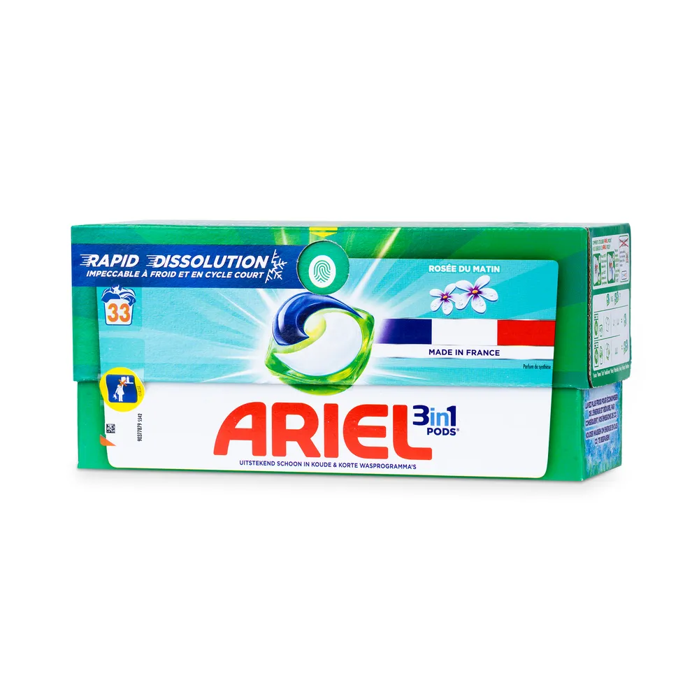 Ariel Washing Caps 33Pcs 3In1 Morning Dew