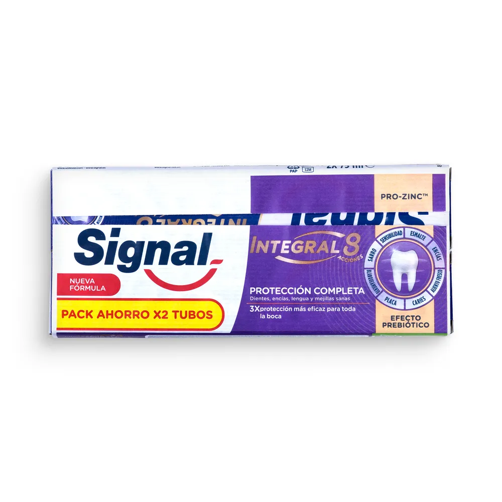 Signal Integral 8 Toothpaste 2X75Ml Complete