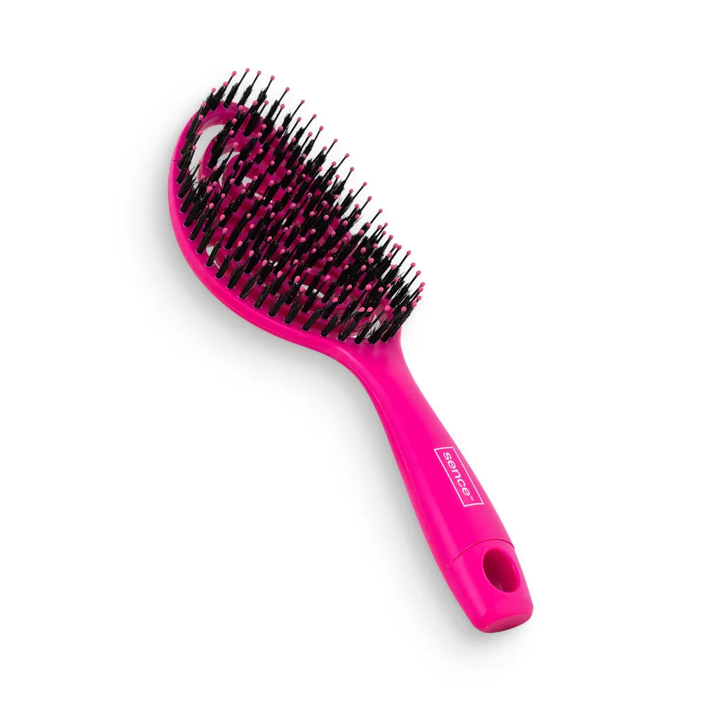 Sence Collection Hair Brush Paddle Glitz And Glam Perfectly Pink Dark