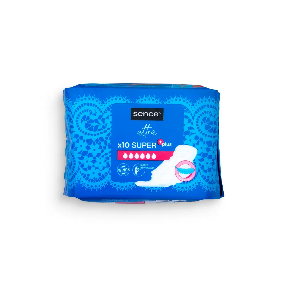Sence Sanitary Towels 10Pcs Super Plus