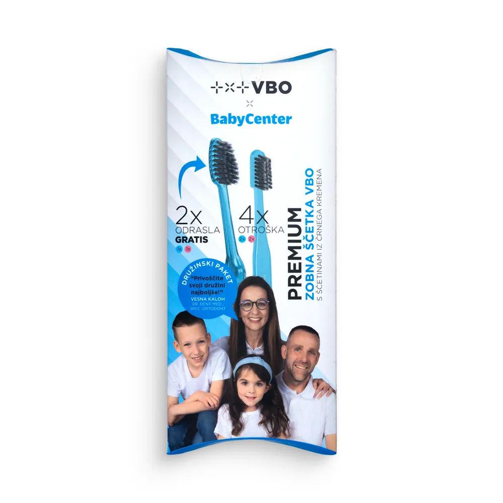 Vbo Zobna Ščetka Družinsko Pakiranje