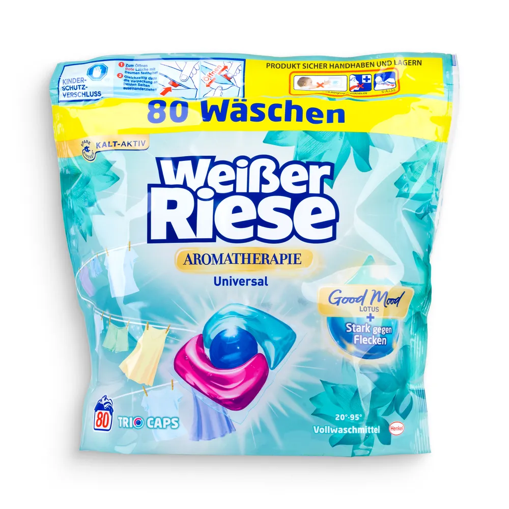Weißer Riese Washing Caps 80Pcs Aromatherapy Universal Lotus