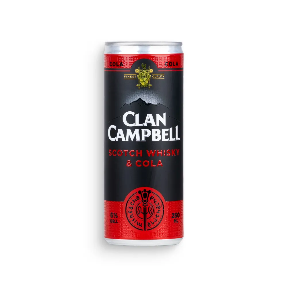 Clan Campbell Scotch Whisky & Cola 6% Vol. 0