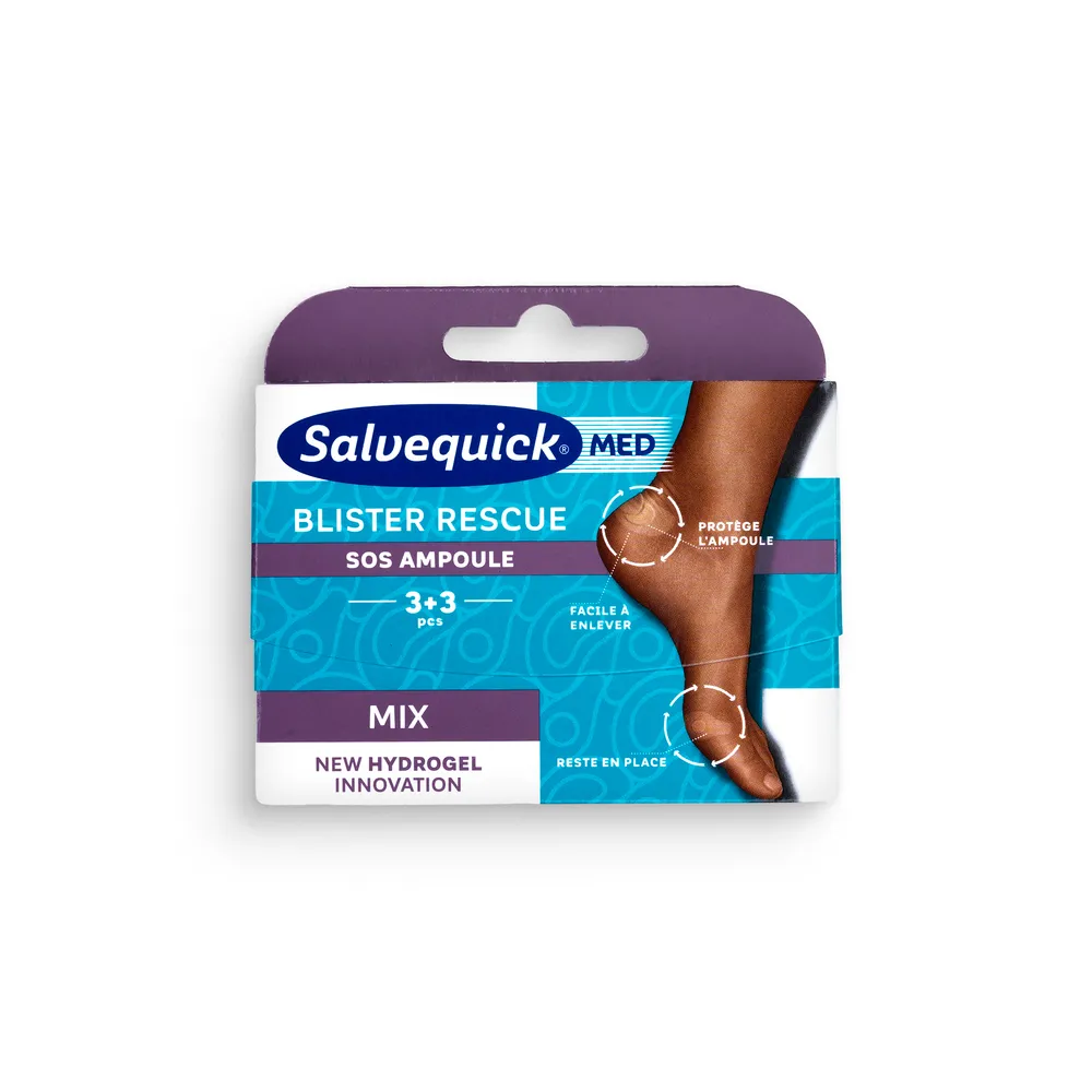 Salvequick Obliži Blister Rescue Mix 3+3