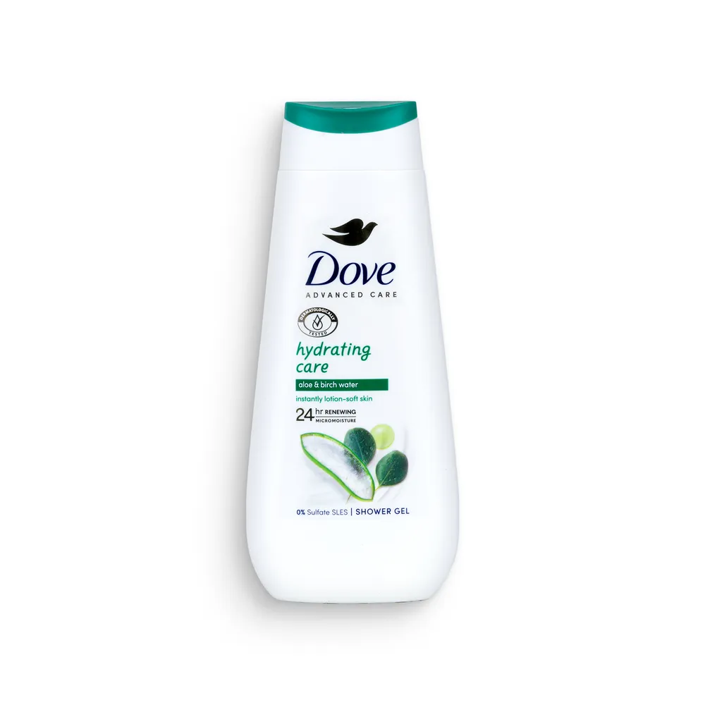 Dove Shower Gel 225Ml Hydrating Care Aloe&Birch Water