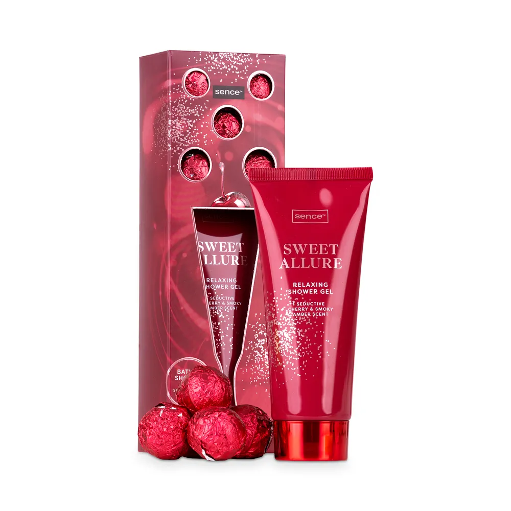 Sence Collection Giftset Shower Gel 150Ml &Bath Bomb 5X15Gr Night Luxe Sweet Allure