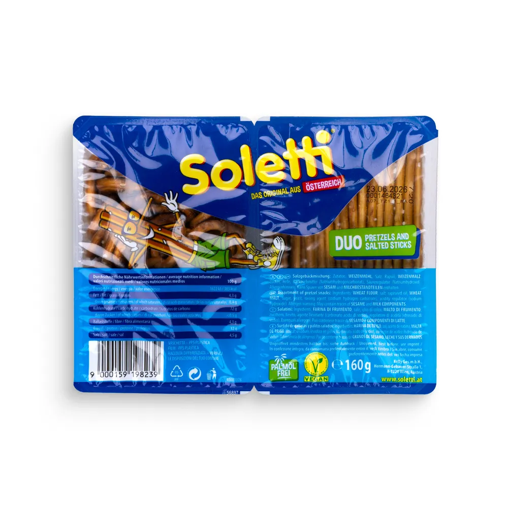 Soletti Salty Sticks And Prestices  160G