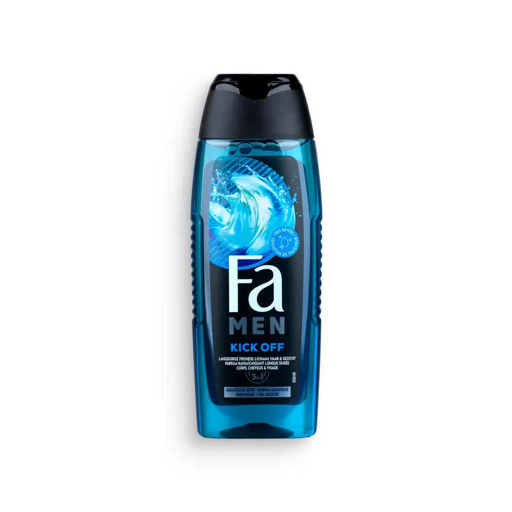 Fa Shampoo And Shower Gel 250Ml 3In1 For Men Kick Off