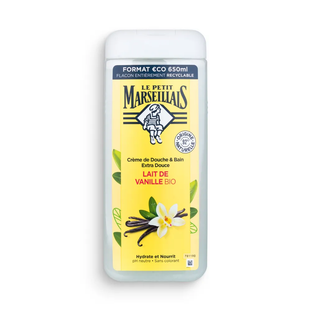 Le Petit Marseillais Shower Gel 650Ml Bio Vanilla Milk