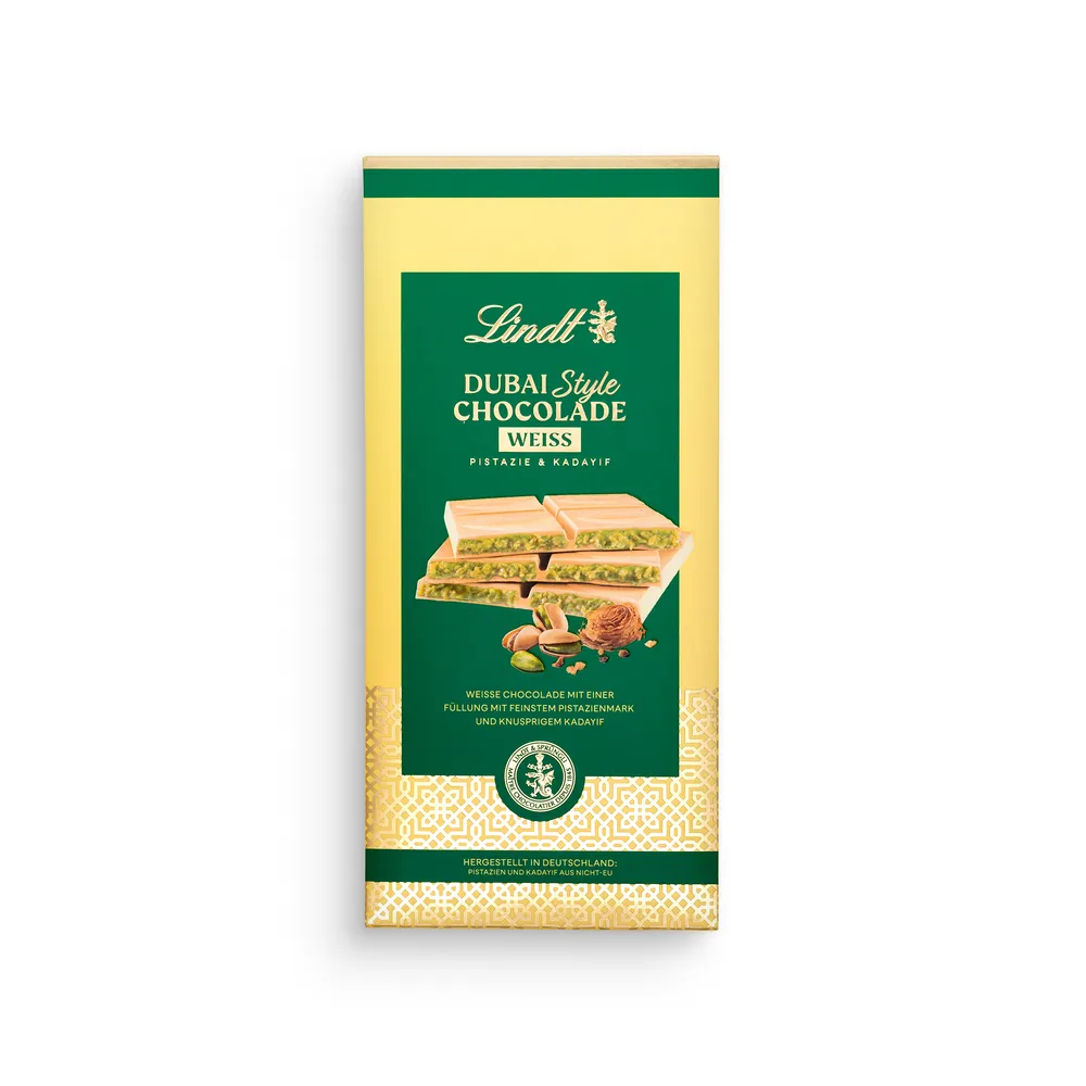 Lindt Dubai Style Tafel White 150G