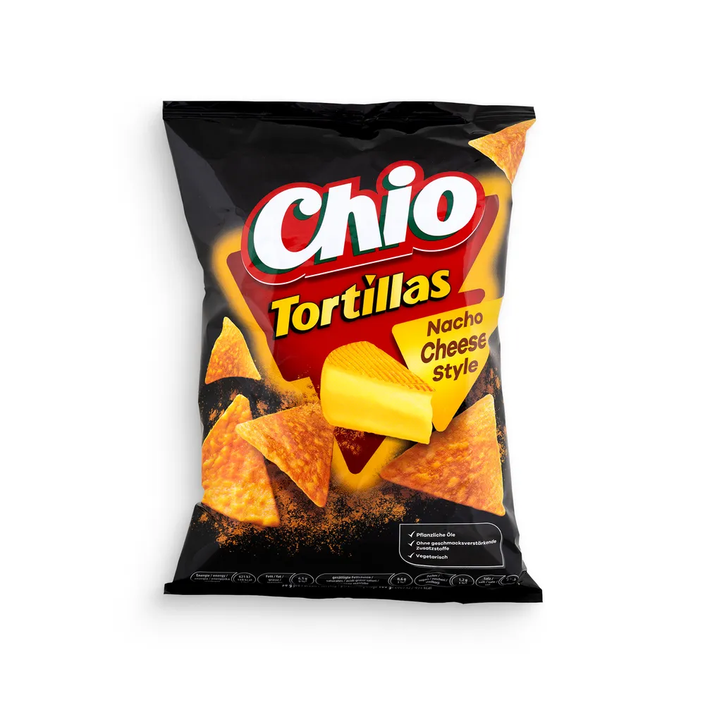 Chio Tortillas Nacho Cheese Style 110G