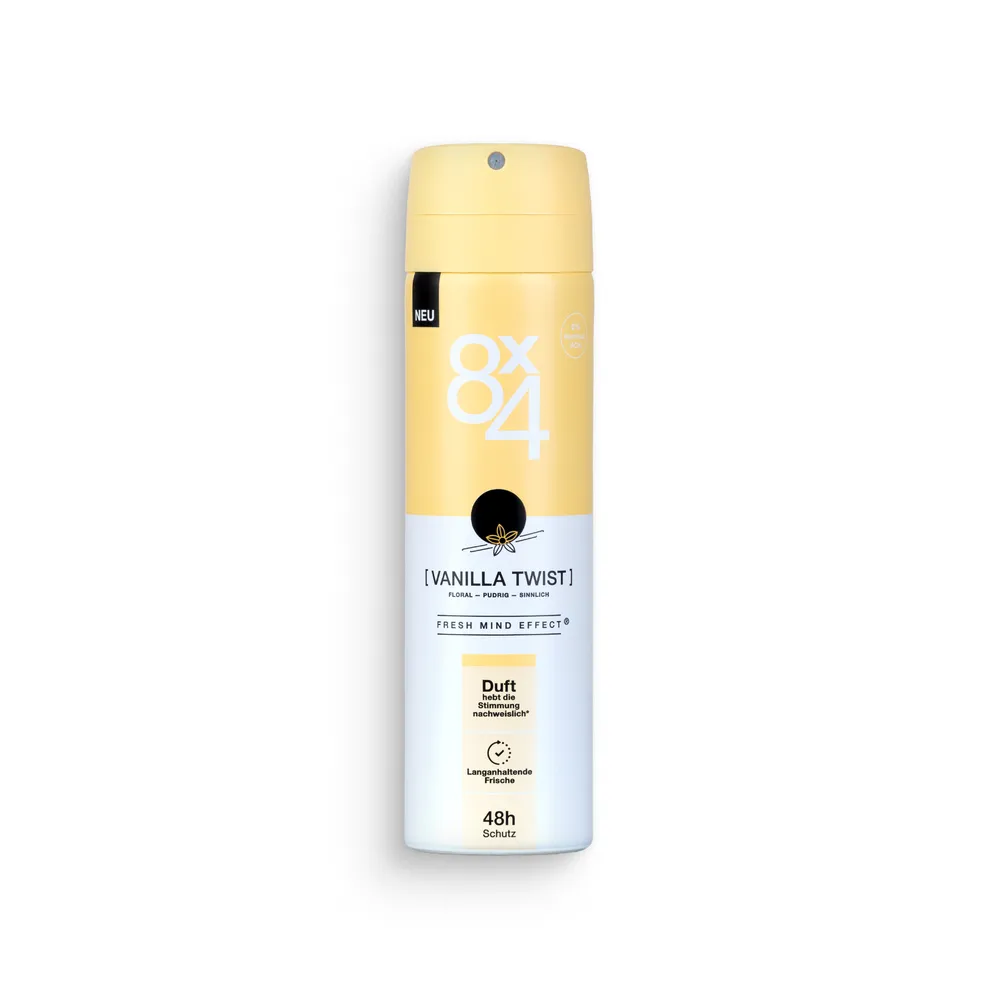 8X4 Deo Spray 150Ml Vanilla Twist