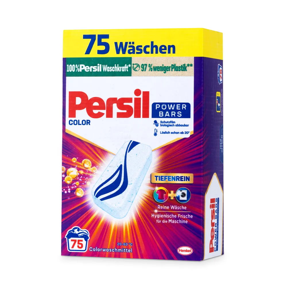 Persil Washing Caps 75Pcs Power Bars Color
