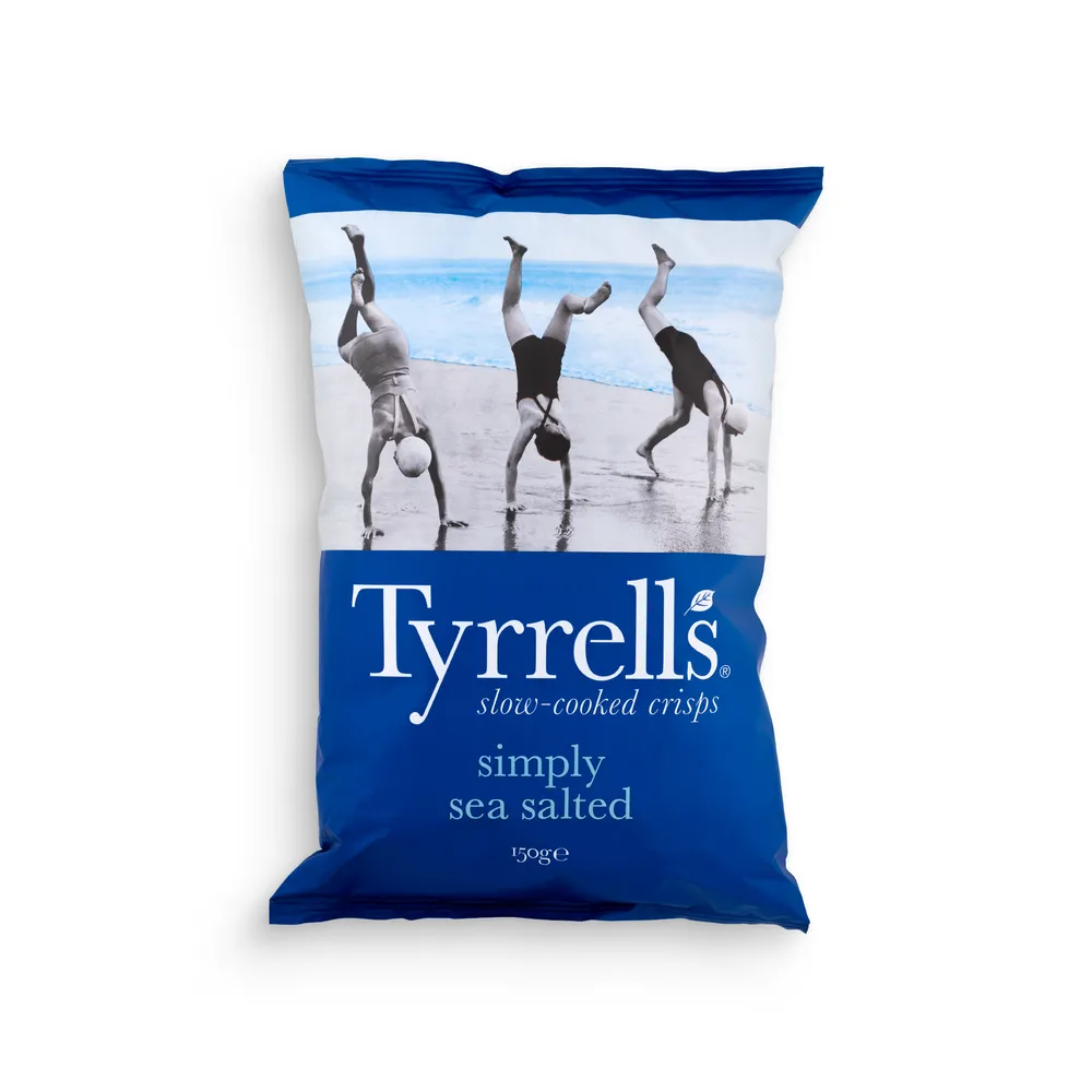 Tyrrells Chips Sea Salt 150G